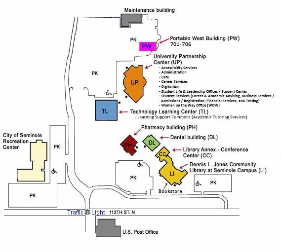 Seminole campus classroom locations