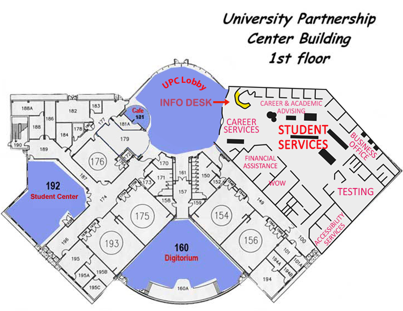 UPC First Floor Map